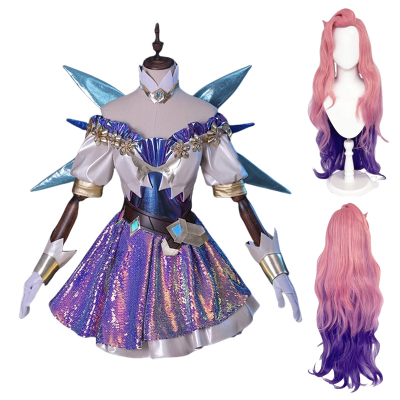 Anime Cosplay Eyes - LOL the Starry-Eyed Songstress Seraphine Cosplay