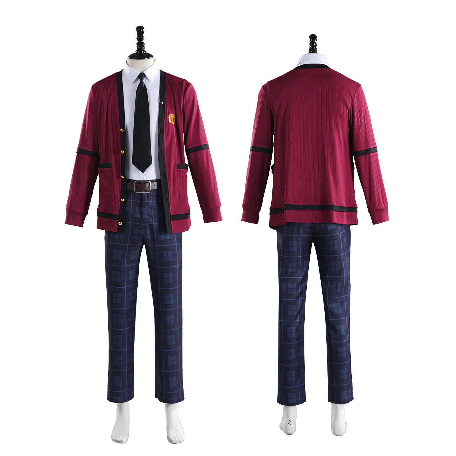 Anime Cosplay Kakegurui - Fulujiacos Suzui Ryota Cosplay School Uniform