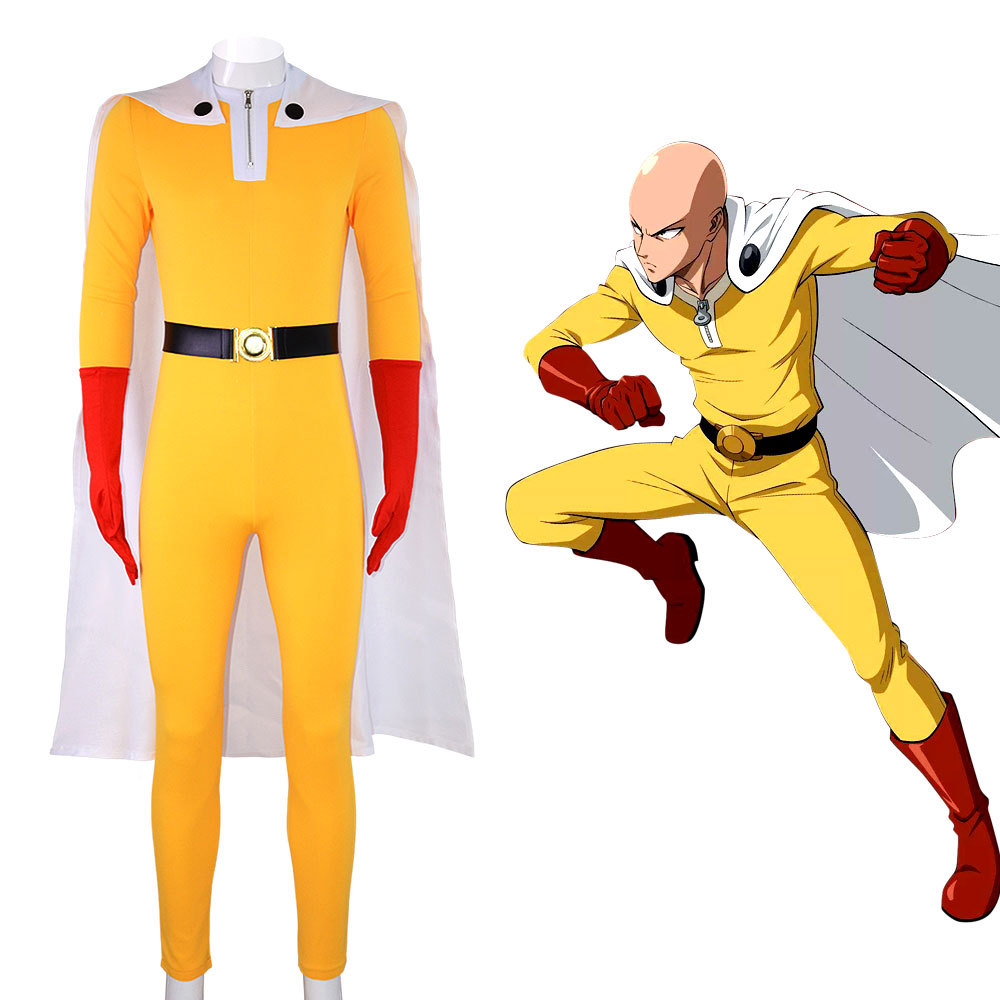 Anime Cosplay One Punch Man - One Punch Man Saitama Cosplay Costume