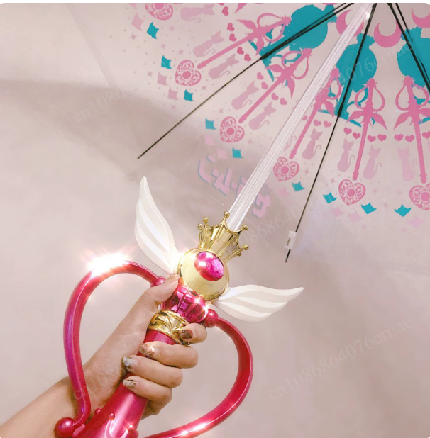 Sailor Moon Wand - Princess Cute Anime Glowing Sailor Moon