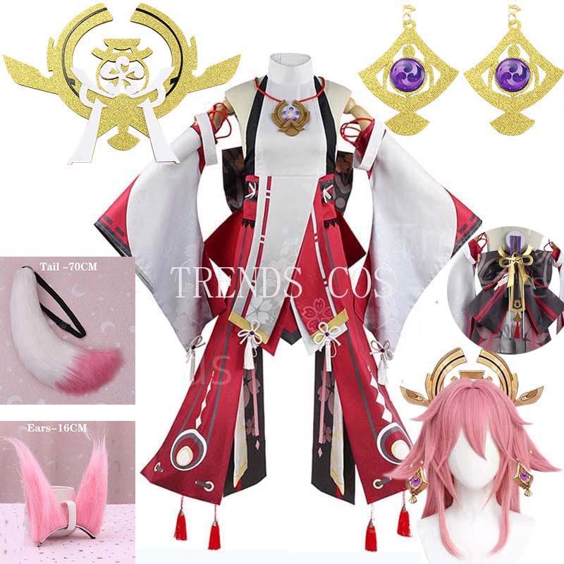 Yae Miko Full Set Guuji Yae Co - đánh giá và giá Violet Evergarden Dress