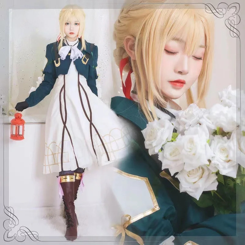 Anime Violet Evergarden Cospla - đánh giá và giá Violet Evergarden Dress