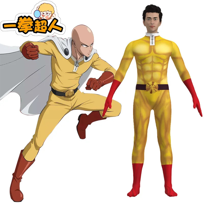 New Halloween Cosplay One Punc - đánh giá và giá Anime Cosplay One Punch Man