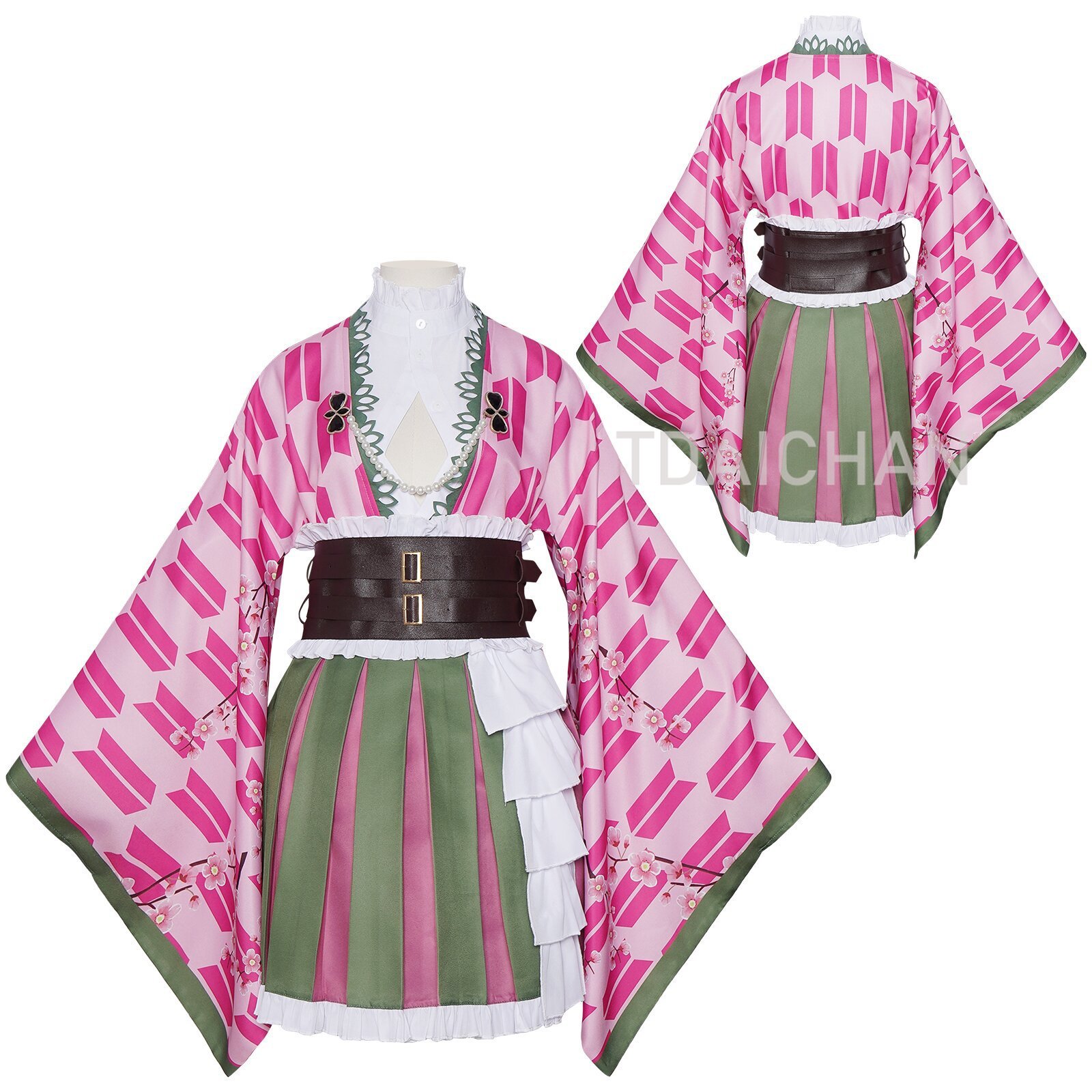 Anime Kanroji Mitsuri Cosplay  - đánh giá và giá Cosplay Anime Pink Hair
