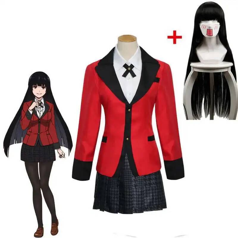 Anime Kakegurui Yumeko Jabami  - đánh giá và giá Anime Cosplay Kakegurui
