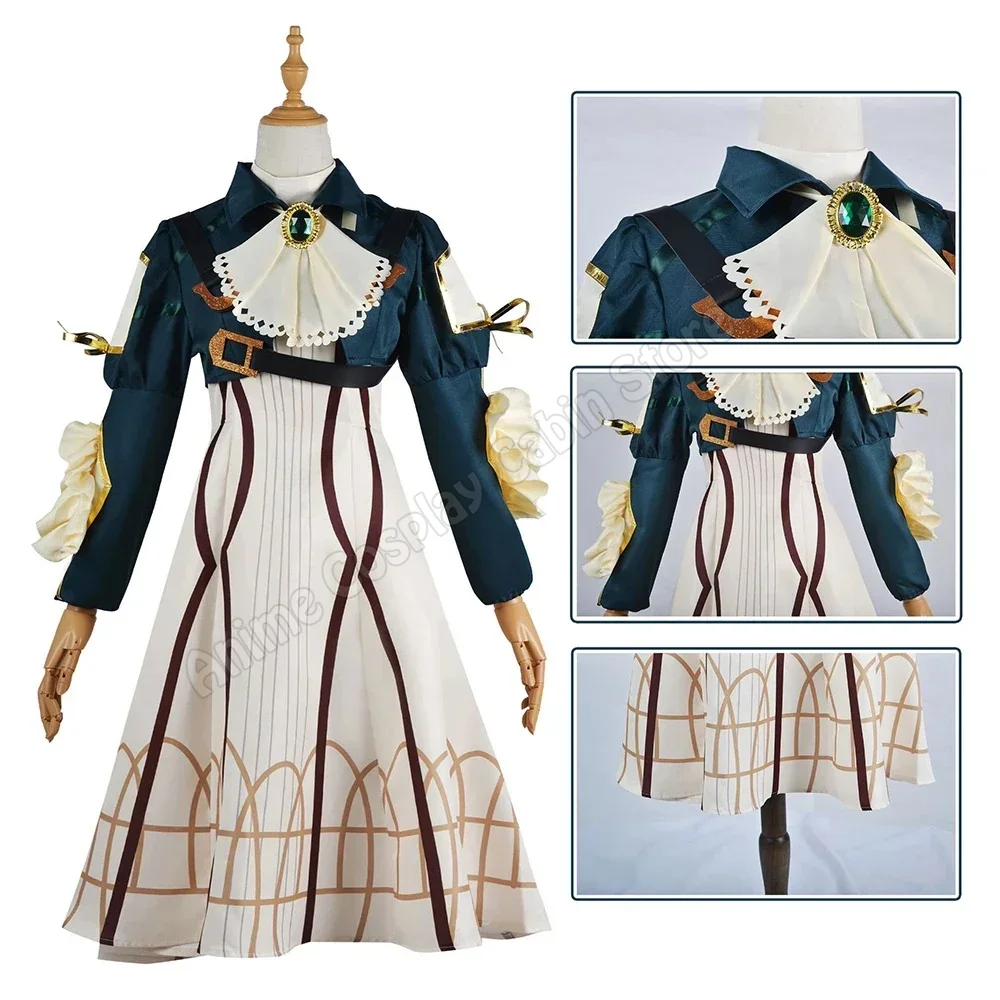 Anime Violet Evergarden Cospla - đánh giá và giá Violet Evergarden Dress