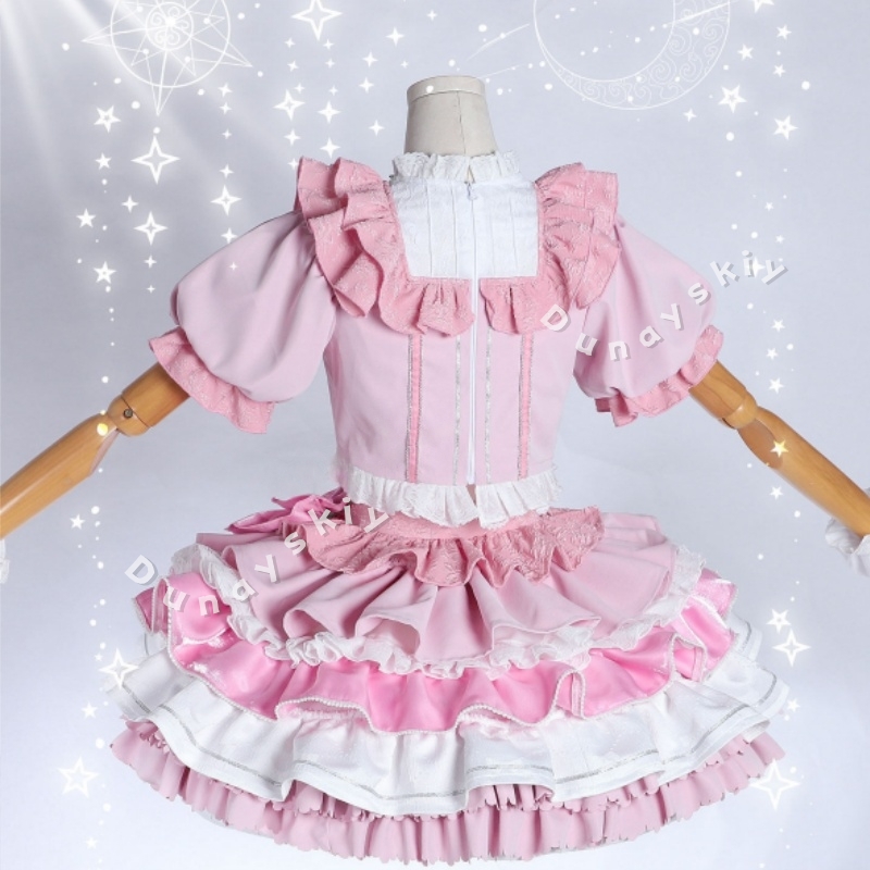 Puella Magi Madoka Magica Kana - đánh giá và giá Cosplay Anime Pink Hair