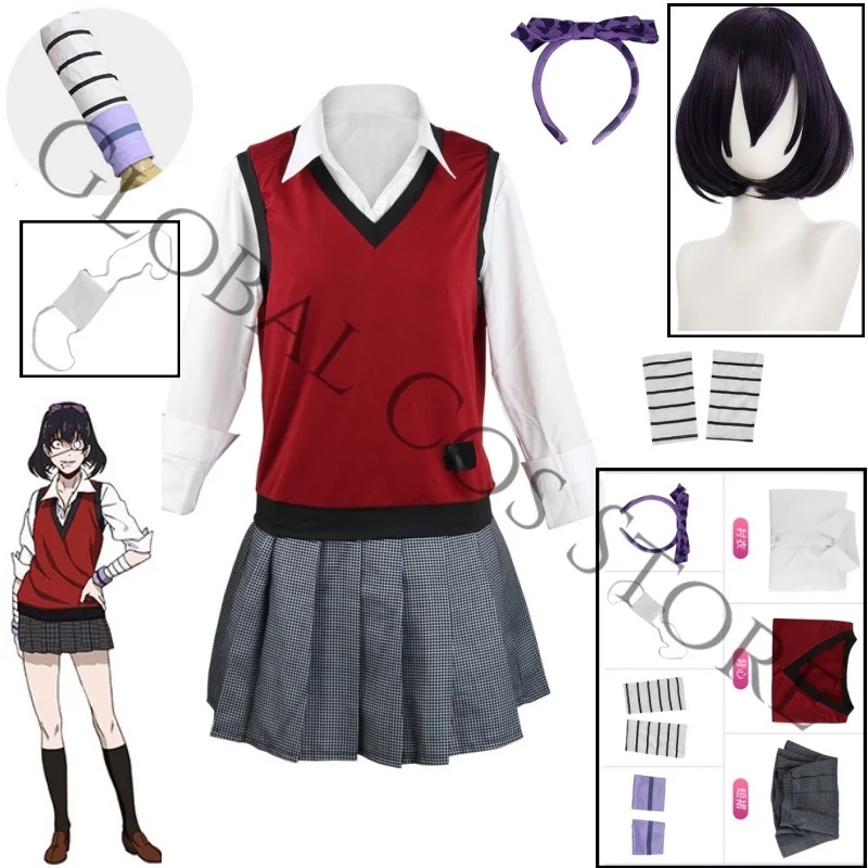 A;3\v,7'd/Midari Ikishima Cosp - đánh giá và giá Anime Cosplay Kakegurui