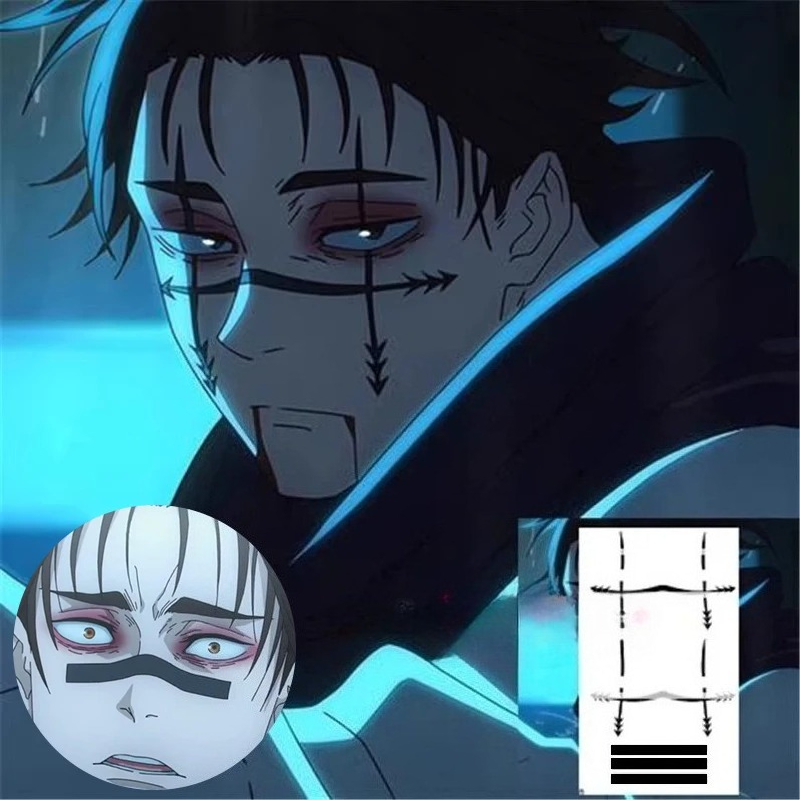Choso Tattoo Sticker Anime Juj - đánh giá và giá Anime Cosplay To Buy