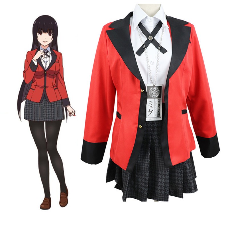 Jabami Yumeko Cosplay Costume  - đánh giá và giá Anime Cosplay Kakegurui