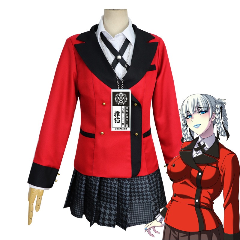 Jabami Yumeko Cosplay Costume  - đánh giá và giá Anime Cosplay Kakegurui