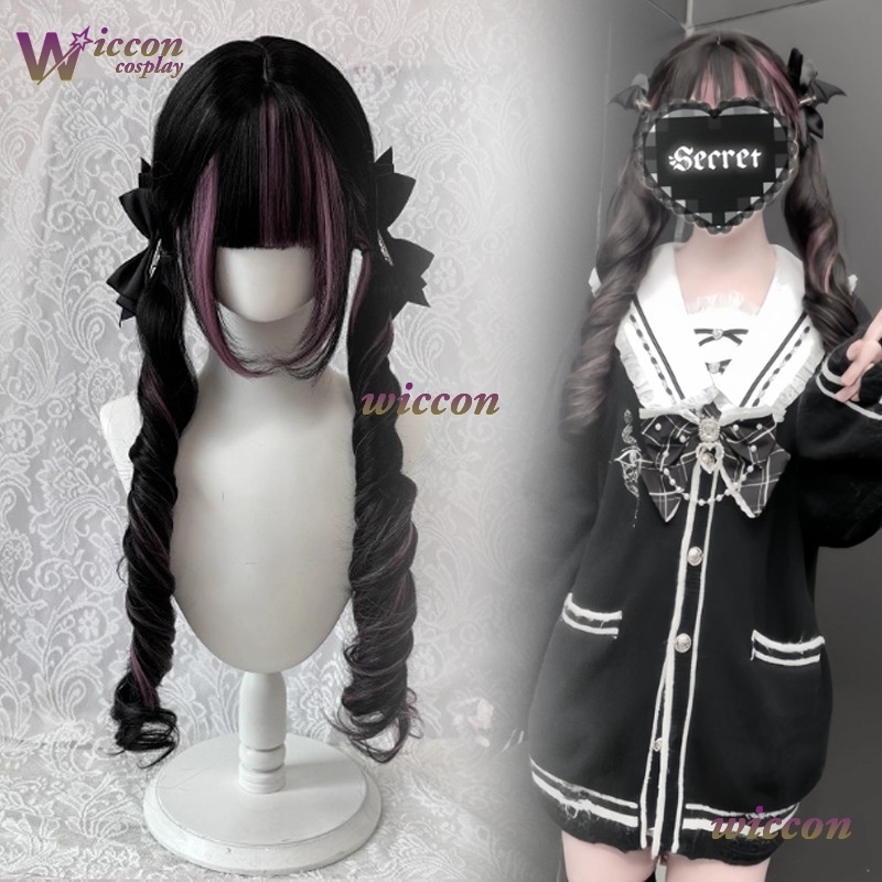 Comic ‌Black Wig with Pink Cos - đánh giá và giá Cosplay Anime Pink Hair